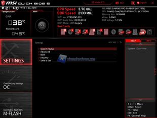 MSI B360 BIOS 3